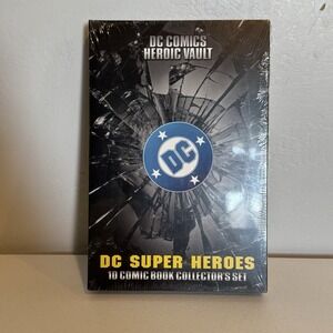 DC Comic Heroic Vault DC Super Heroes 10 Comic Book Collector's Set